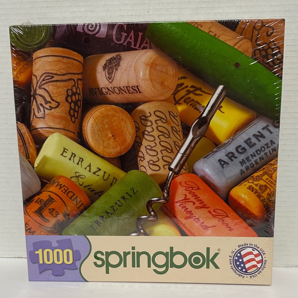 Springbok Colorful Wine Corks 1000-Piece Puzzle